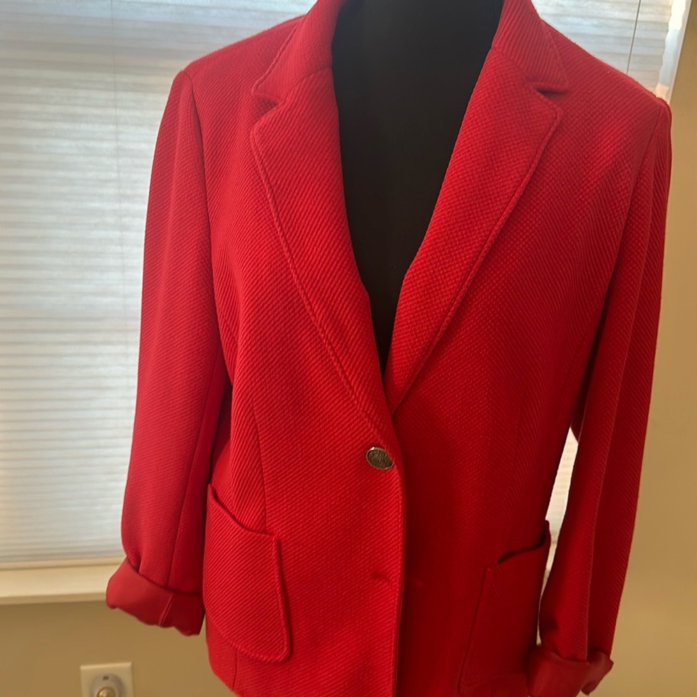 Talbot, Red Blazer in size 14.